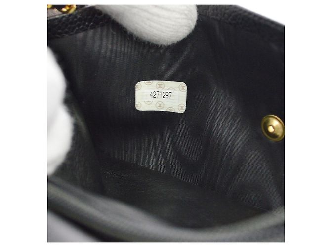 Chanel Vintage Timeless Wallet on Chain Caviar - vista 4