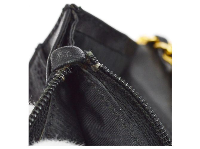 Chanel Vintage Timeless Wallet on Chain Caviar - vista 7