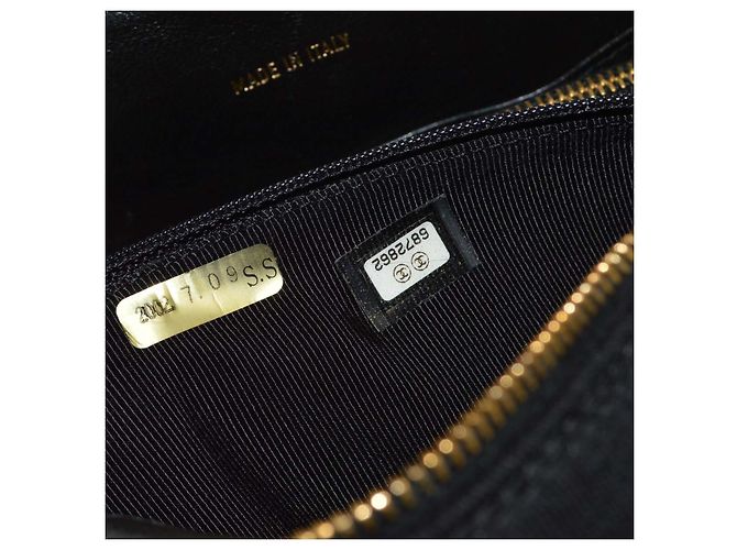 Chanel Vintage Pocket Camera Chevron Jersey Medium - vista 5