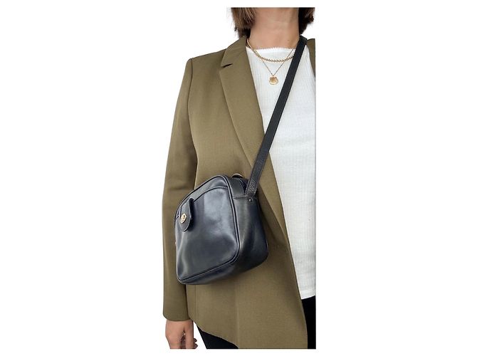 Céline Celine Borsa Triomphe Pelle Nera - vista 2