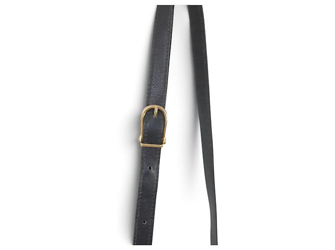 Céline Celine Borsa Triomphe Pelle Nera - vista 5