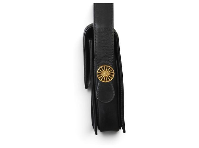 Borsa Céline Carriage in pelle nera - vista 10
