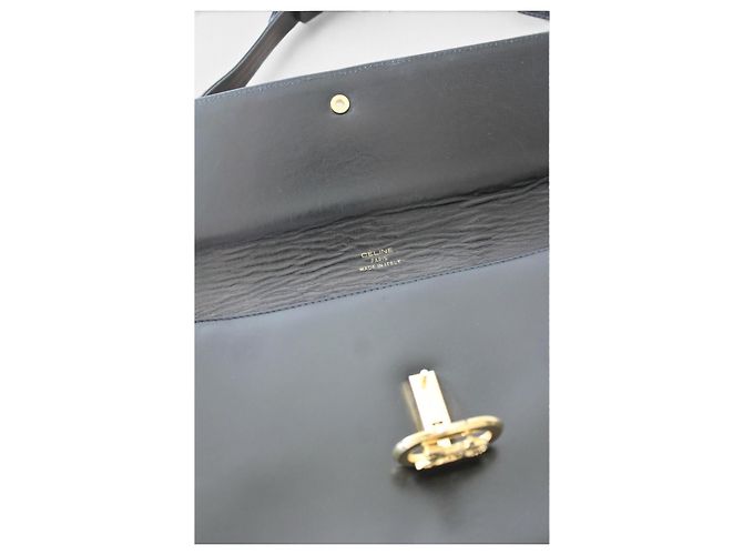 Borsa Céline Carriage in pelle nera - vista 13
