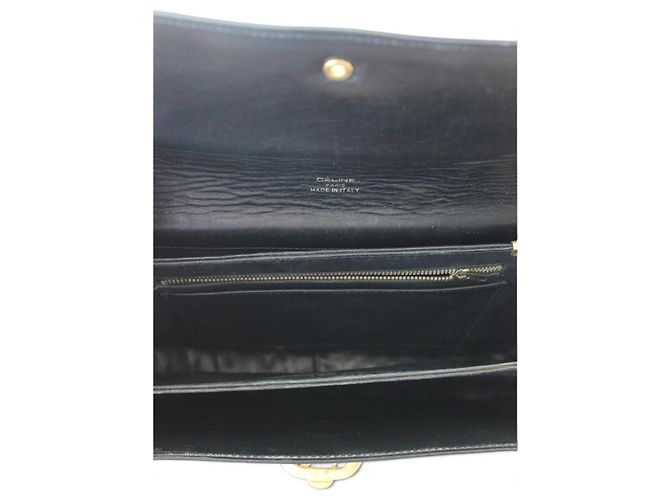 Borsa Céline Carriage in pelle nera - vista 14