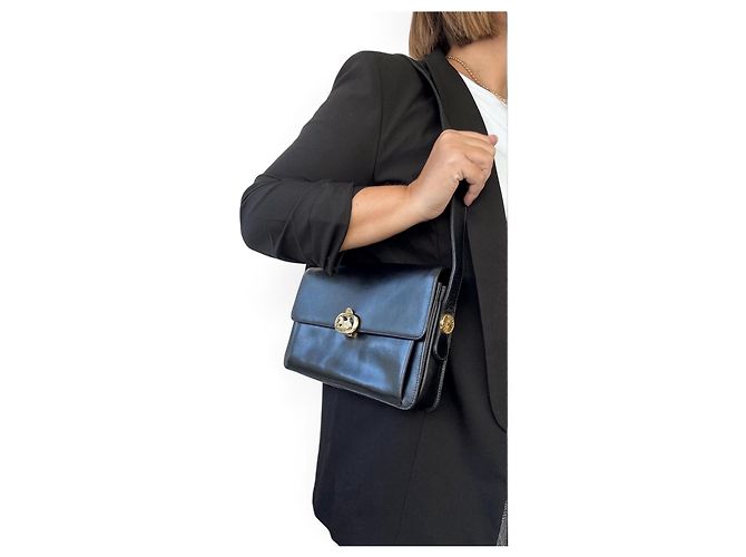 Borsa Céline Carriage in pelle nera - vista 2
