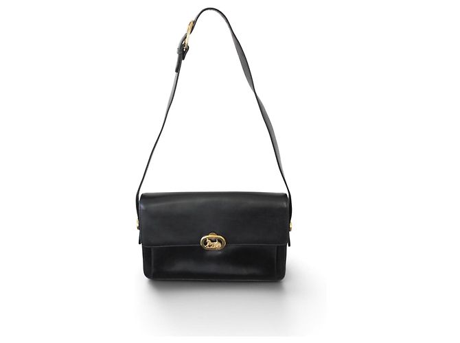 Borsa Céline Carriage in pelle nera - vista 5