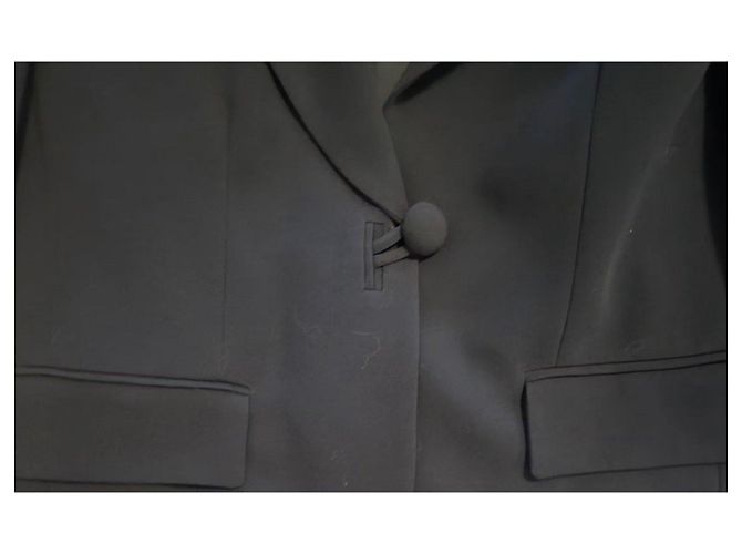 Marella Schwarze Jacke aus Triacetat und Polyester - Ansicht 3