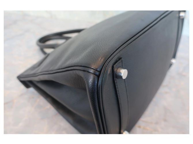 Hermès Birkin 30 Pelle Epsom Nero - vista 10