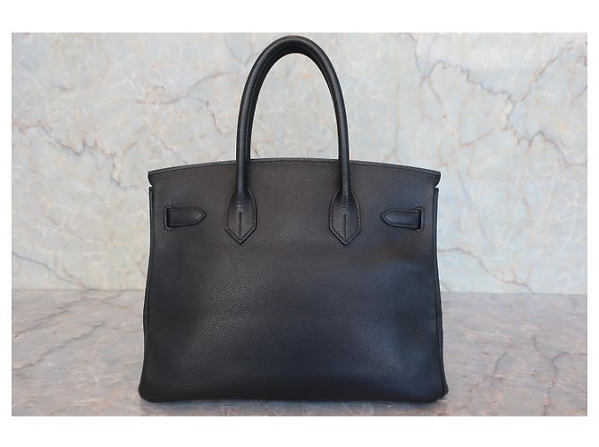 Hermès Birkin 30 Pelle Epsom Nero - vista 2
