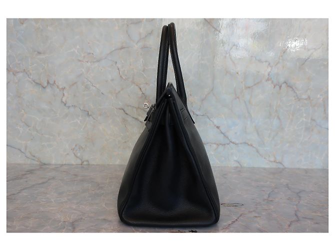 Hermès Birkin 30 Pelle Epsom Nero - vista 3