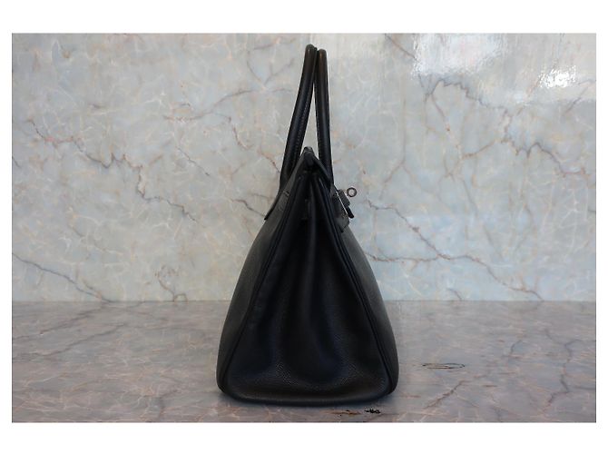 Hermès Birkin 30 Pelle Epsom Nero - vista 4