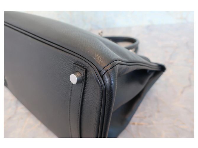 Hermès Birkin 30 Pelle Epsom Nero - vista 7