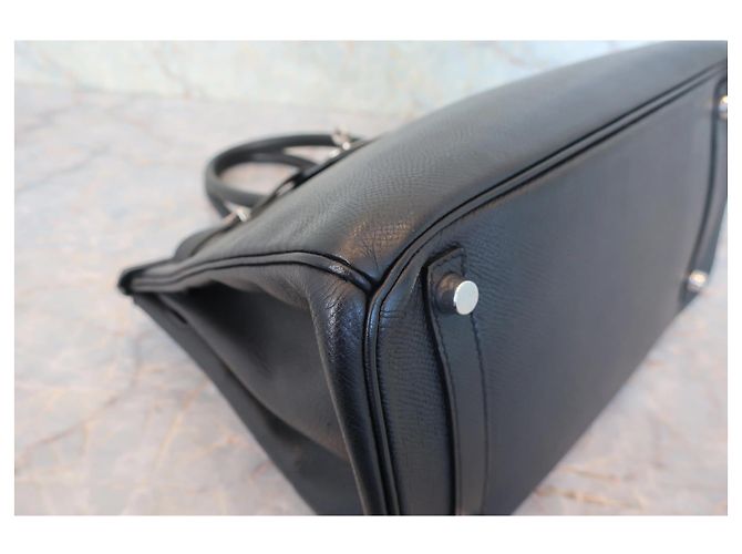 Hermès Birkin 30 Pelle Epsom Nero - vista 8