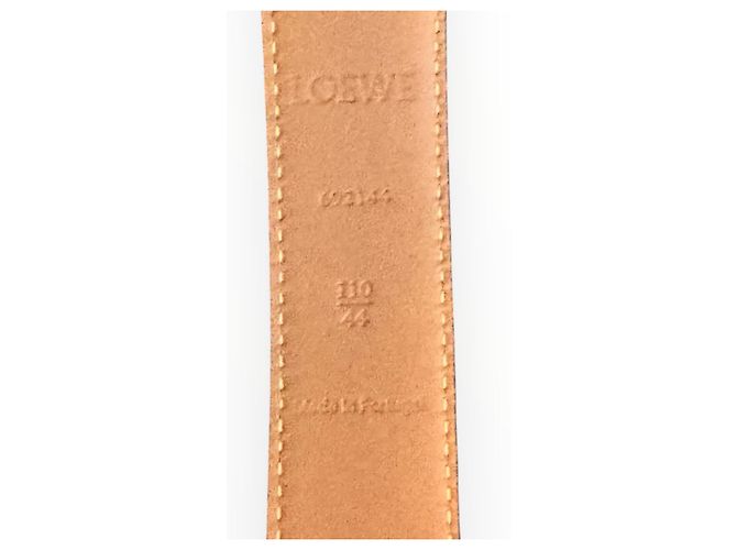 Loewe Anagramm Ledergürtel Schwarz Gold - Ansicht 19