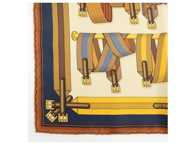 Hermès Carré 42 Sciarpa in Seta Multicolore - vista 5