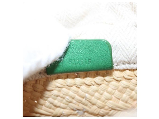 Loewe Paula's Ibiza Anagram Bucket Woven Raffia with Leather - vista 7