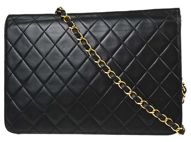 Chanel Vintage Square Flap Quilted Lambskin Medium - vista 2