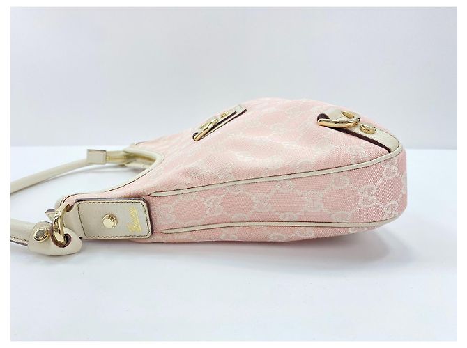 Gucci Abbey D-Ring Hobo GG Denim Medium - vista 5