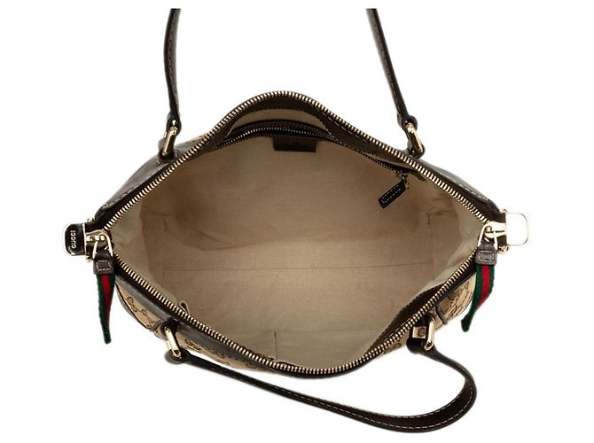 Borsa Gucci GG Canvas Mayfair - vista 4