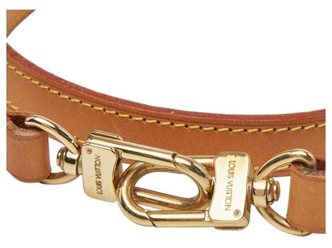 Tracolla Louis Vuitton marrone e oro - vista 4