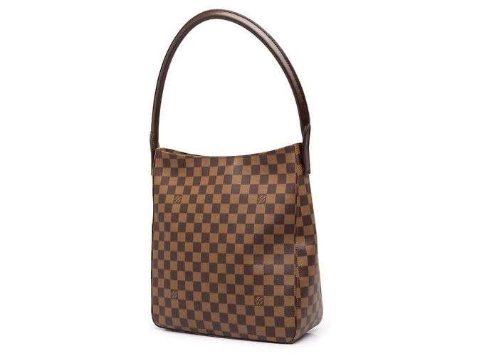 Borsa a tracolla Louis Vuitton Damier Looping GM - vista 2