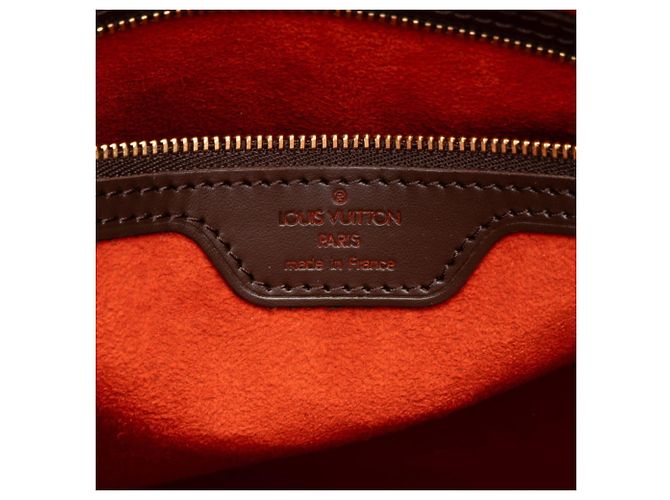 Borsa a tracolla Louis Vuitton Damier Looping GM - vista 5