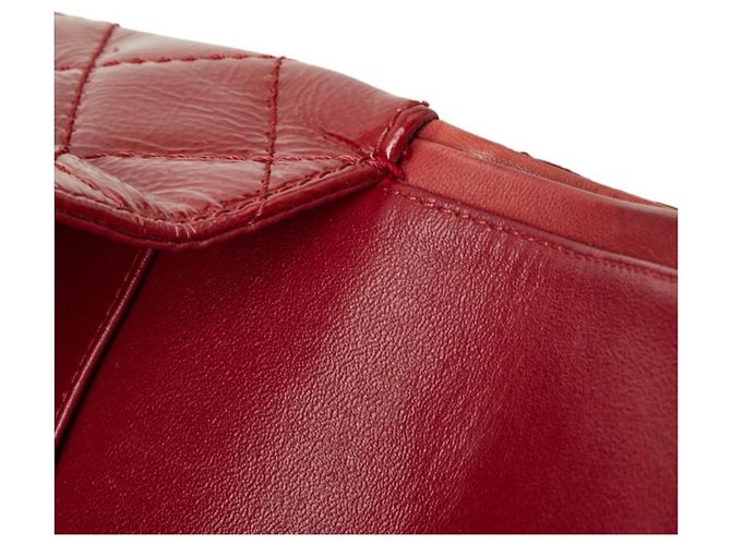 Chanel Matelassé Double Flap Vintage Schultertasche mit Kette - Ansicht 11