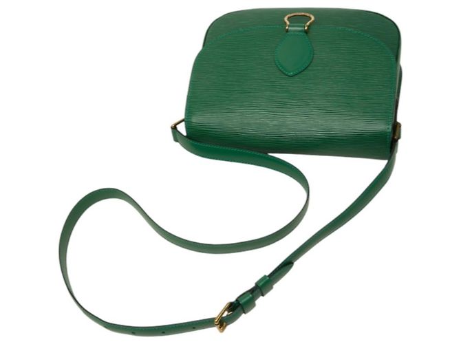 Saint-Cloud Borsa a tracolla Louis Vuitton Epi Mini Saint Cloud - Pelle Borneo Green - vista 9