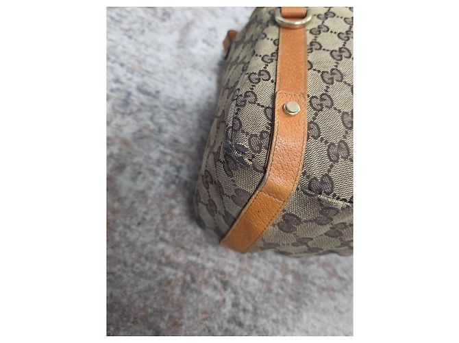 Borsa a Mano Gucci Abbey GG Monogram - vista 6