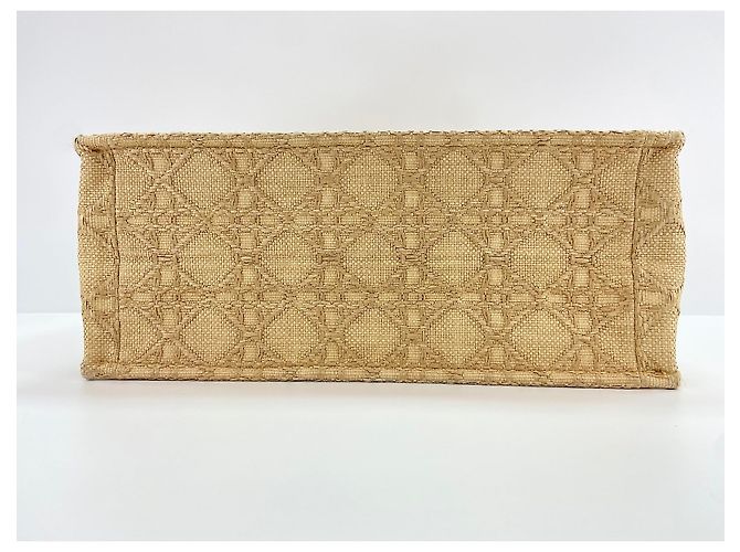 Christian Dior Book Cannage de rafia bordada Large - vista 6