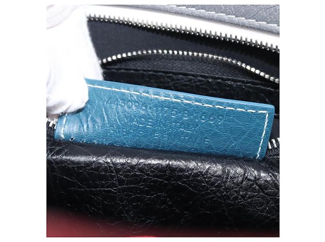 Balenciaga Bazar Striped Leather Medium - Ansicht 7