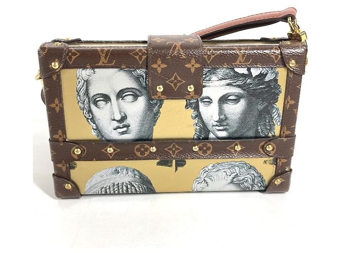 Borsa Louis Vuitton Fornasetti Monogram Petite Malle - vista 2