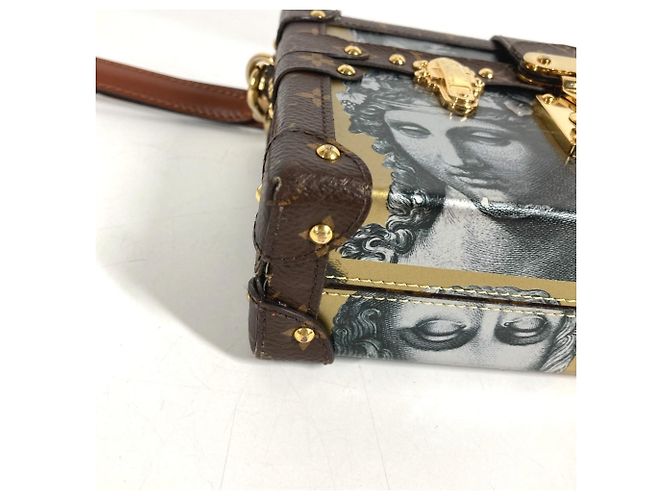 Borsa Louis Vuitton Fornasetti Monogram Petite Malle - vista 8