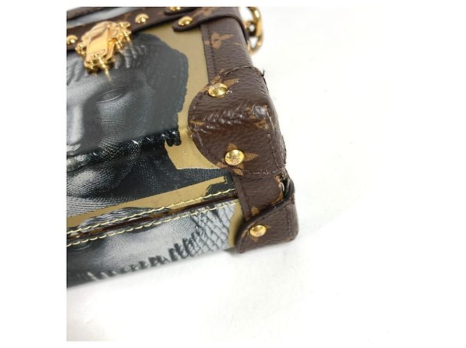 Borsa Louis Vuitton Fornasetti Monogram Petite Malle - vista 9
