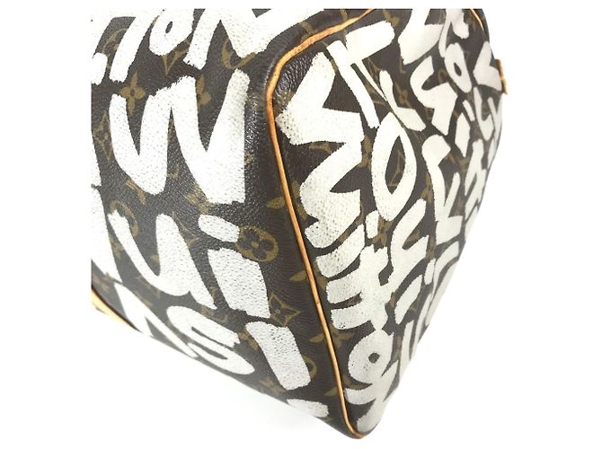 Borsa Boston Louis Vuitton Monogram Graffiti Keepall 50 - vista 6