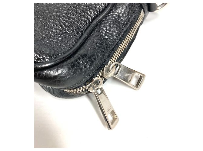 Borsa porta documenti Gucci in pelle nera - Modello 322057 - vista 11