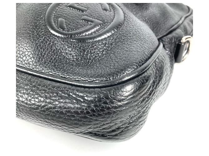 Borsa porta documenti Gucci in pelle nera - Modello 322057 - vista 6