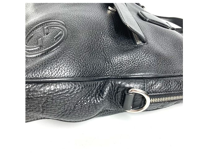 Borsa porta documenti Gucci in pelle nera - Modello 322057 - vista 7