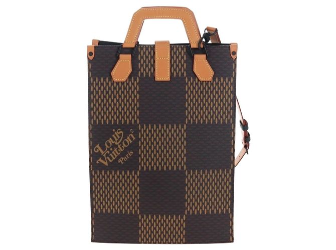 Louis Vuitton Nigo Limited Edition Giant Damier and Monogram Canvas Mini - vista 2