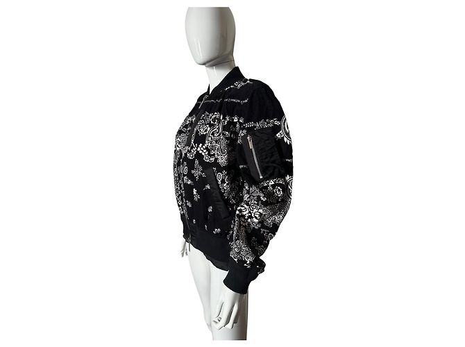Chaqueta Bomber Sacai Estampado Paisley - vista 10