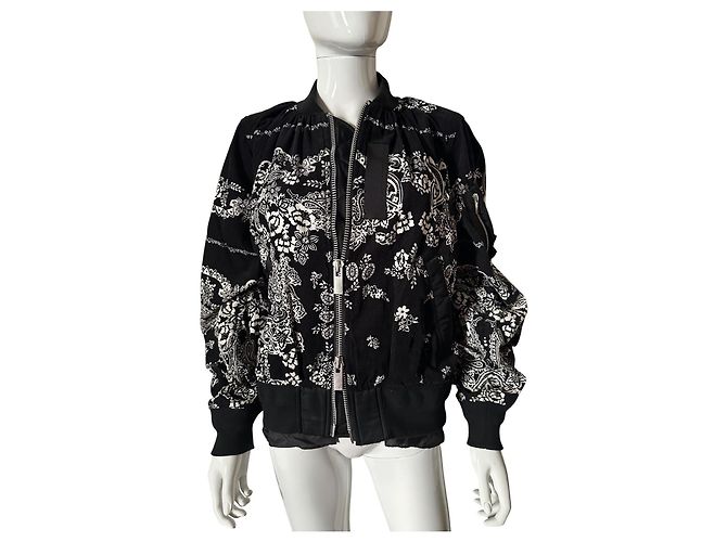 Chaqueta Bomber Sacai Estampado Paisley - vista 13