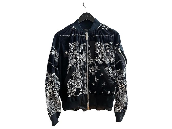 Chaqueta Bomber Sacai Estampado Paisley - vista 2