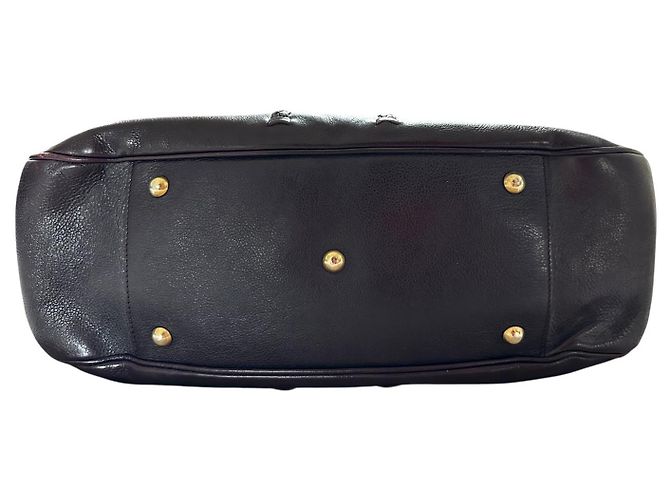 Borsa Yves Saint Laurent Y-Ligne in pelle viola - vista 3