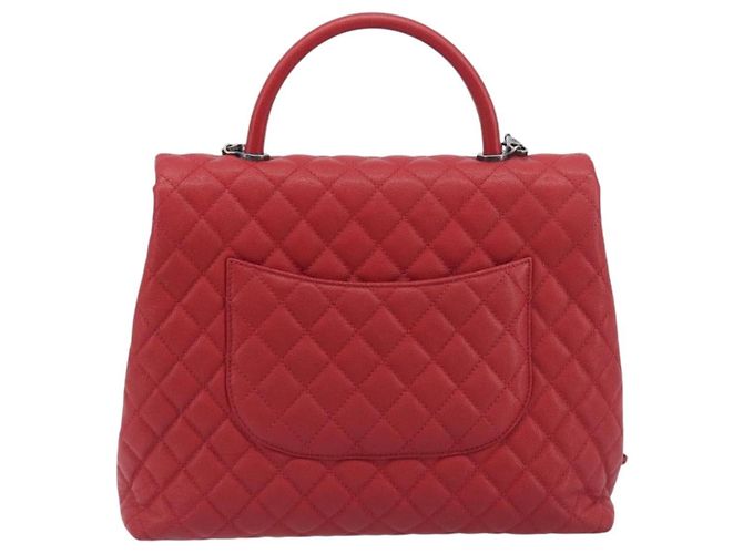 Chanel Coco Top Handle Quilted Caviar Large - Ansicht 2
