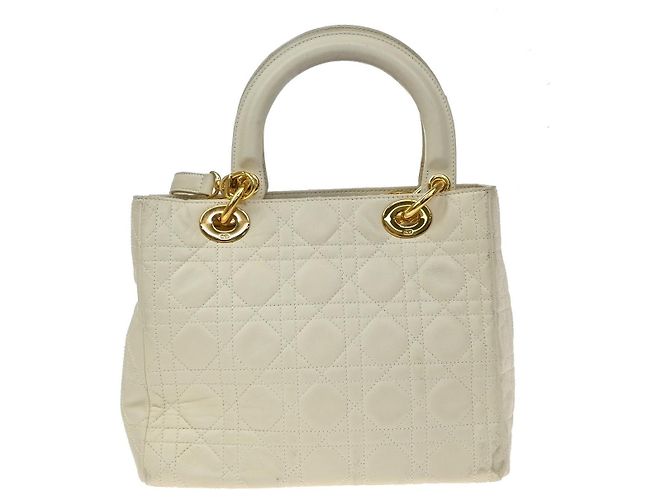 Christian Dior Lady Dior Cannage Quilt Leather East West - vista 2