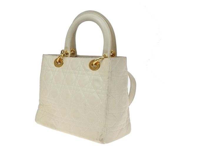 Christian Dior Lady Dior Cannage Quilt Leather East West - vista 4