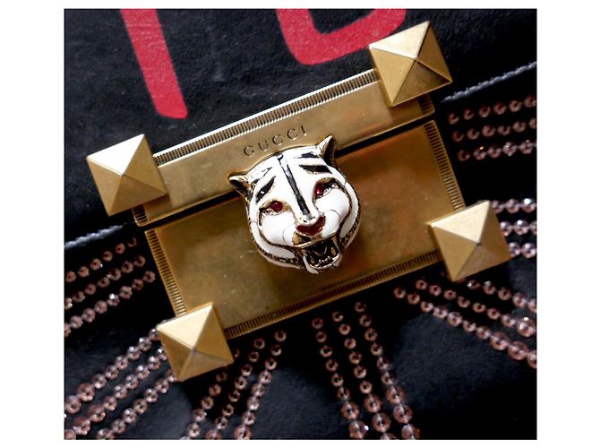 Gucci Borsa Future con chiusura a tigre e cristalli - vista 2