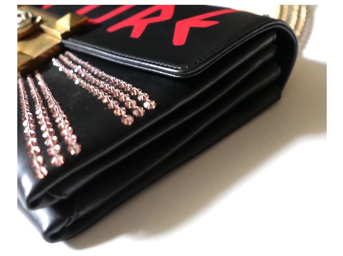 Gucci Borsa Future con chiusura a tigre e cristalli - vista 4