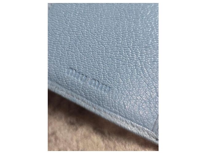Miu Miu Madras Bicolor Leather Compact Wallet - view 10