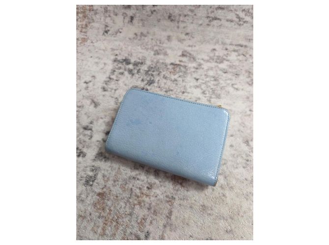 Miu Miu Madras Bicolor Leather Compact Wallet - view 5